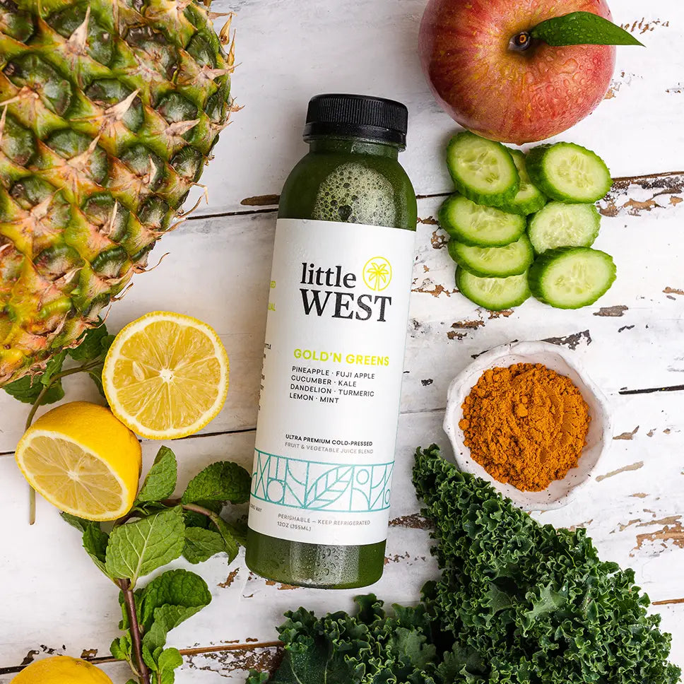 Pineapple Kale Turmeric Juice - Gold’n Greens