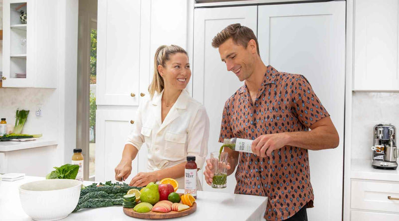 healthy breakfast juicing