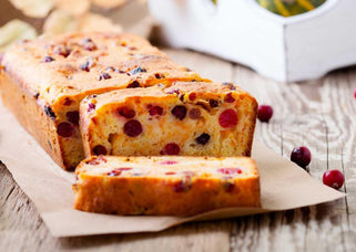 Vegan Sunrise Cranberry Bread