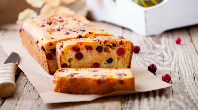 Vegan Sunrise Cranberry Bread