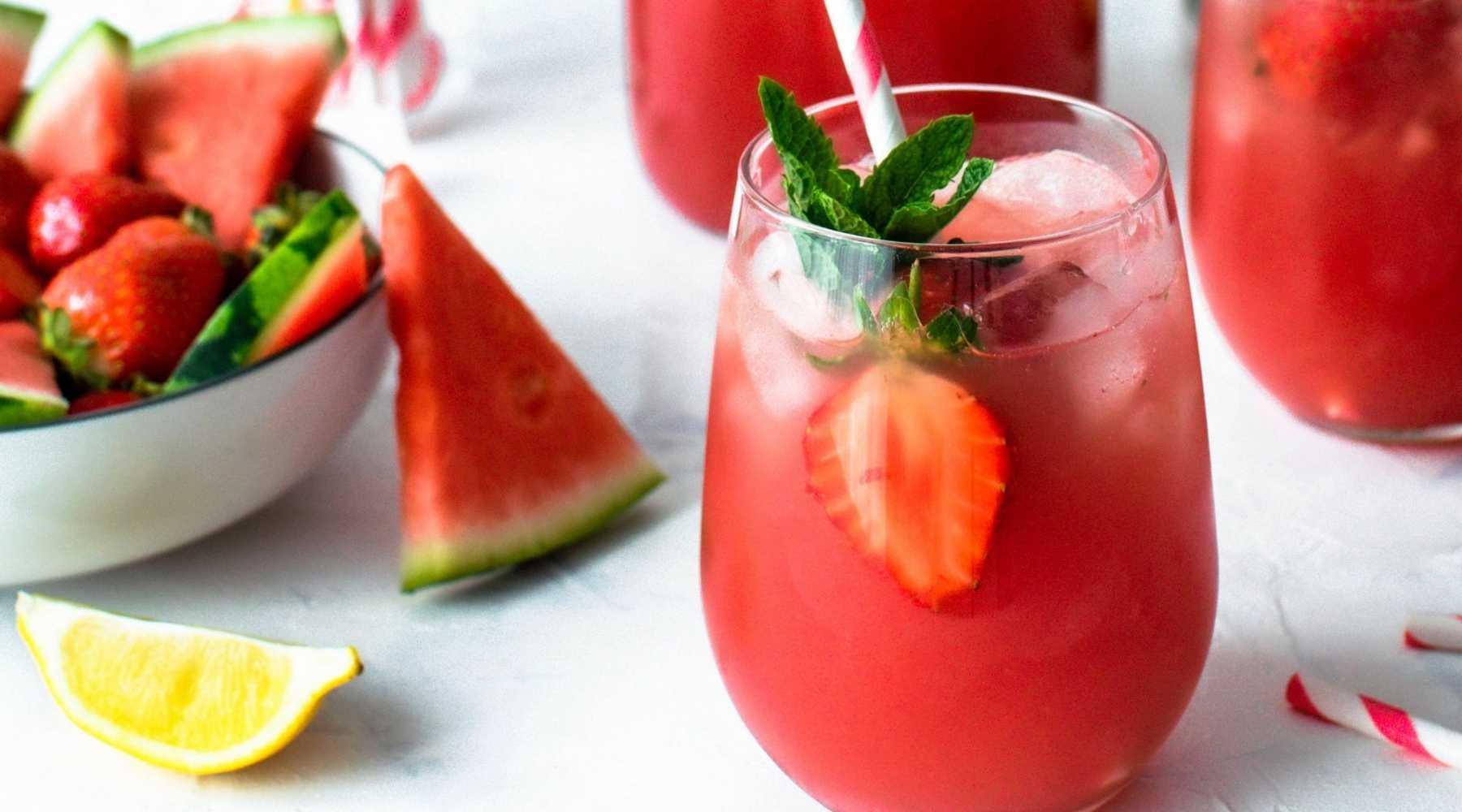 The Benefits Of Drinking Strawberry Watermelon Juice