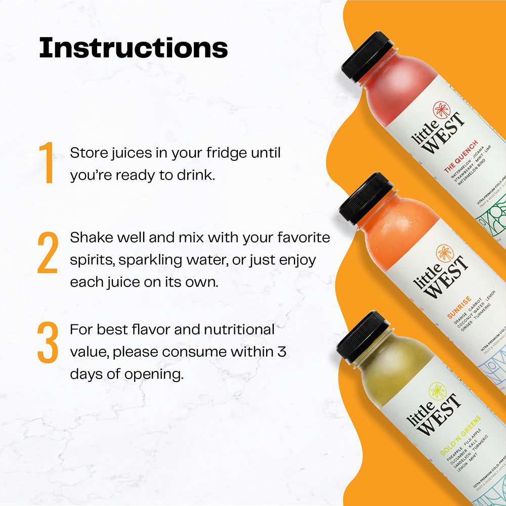 Healthy Happy Hour Cocktails & Mocktails Kit (14 Juices)