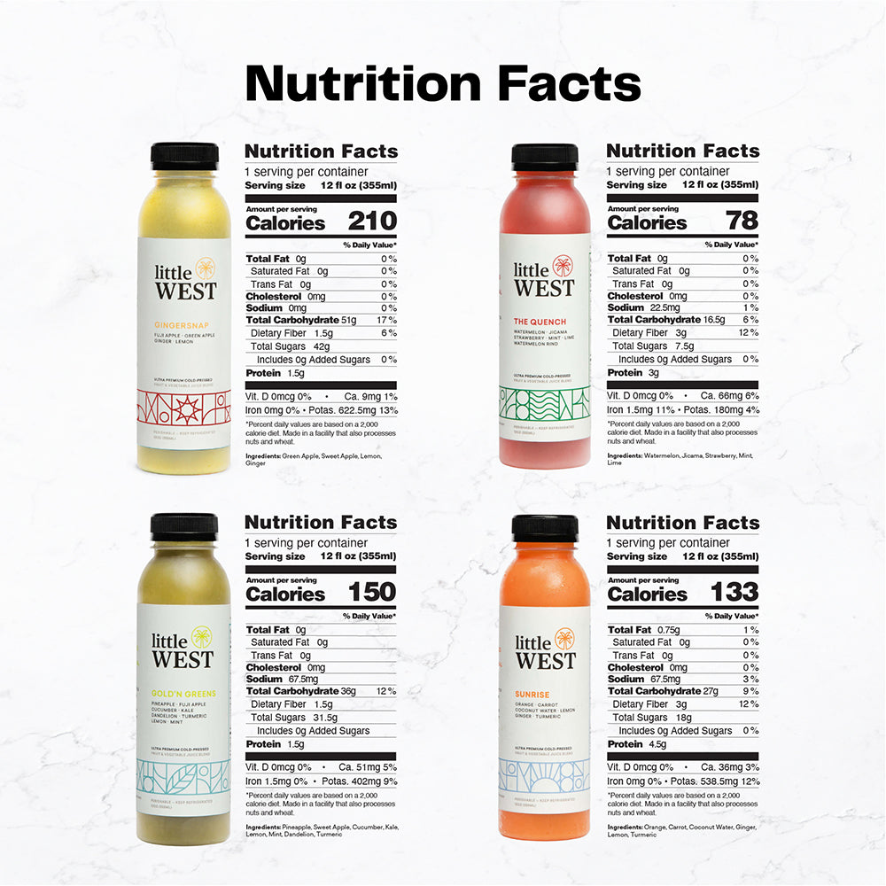 Healthy Happy Hour Cocktails & Mocktails Kit (14 Juices)
