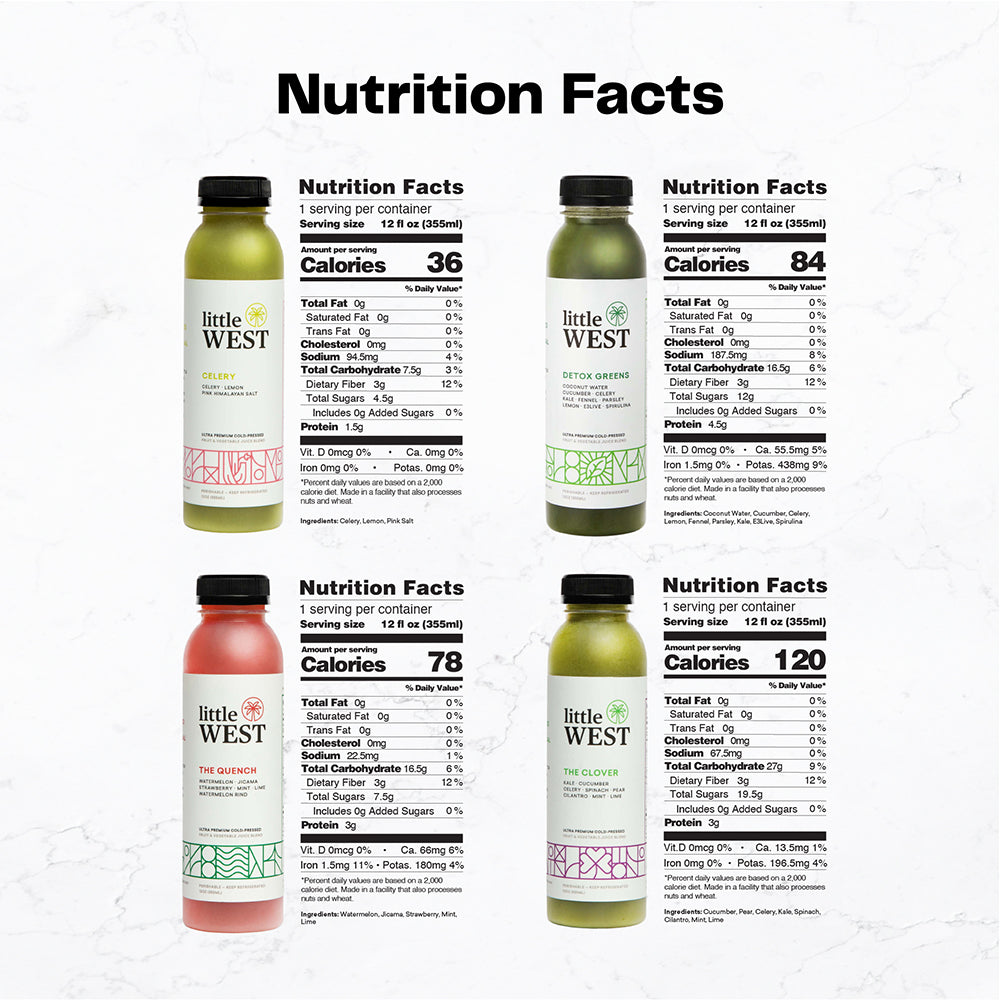 Low Sugar Juice Cleanse (14 Bottles)