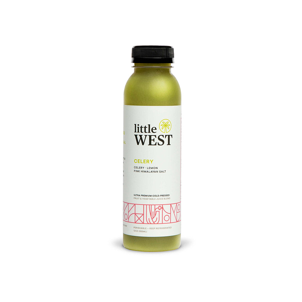 Cold Pressed Celery Juice by little west