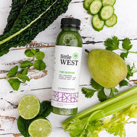 The Clover Kale Cucumber Pear Juice - little west